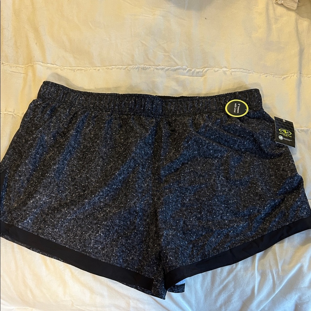 Women’s Athletic Works Shorts  5” Inseam with Liner Elastic Waist Size XXXL New